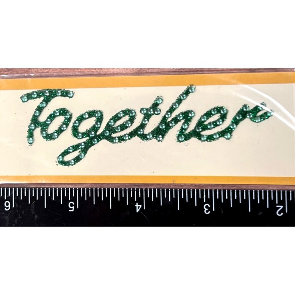 Intl Greetings Glitter/Gem Sticker Autumn/Fall Theme Together Embellishment